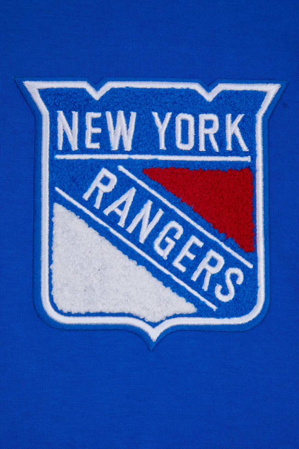 NHL NEW YORK RANGERS CLASSIC CHENILLE MEN'S PULLOVER HOODIE (ROYAL BLUE) - Image 7