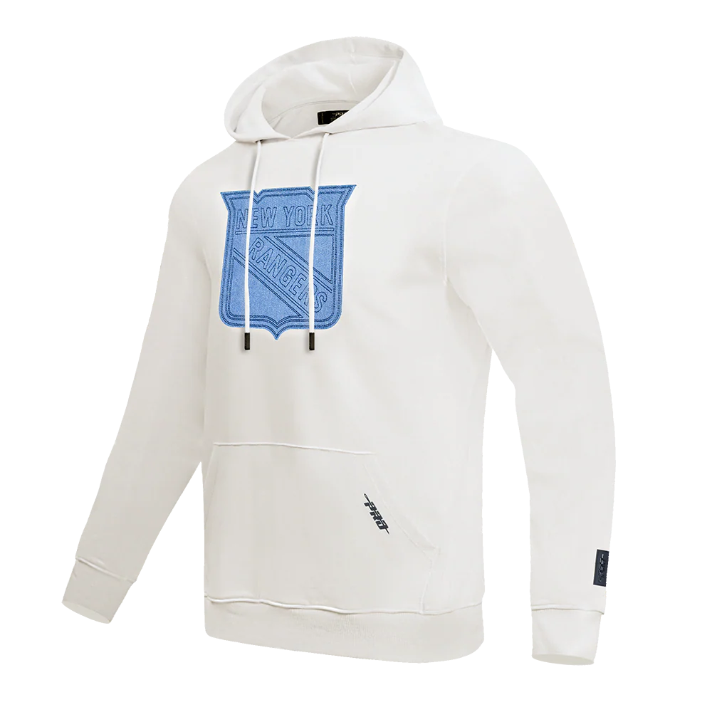 NHL NEW YORK RANGERS VARSITY BLUES MEN'S PULLOVER HOODIE (LINEN) - Image 2