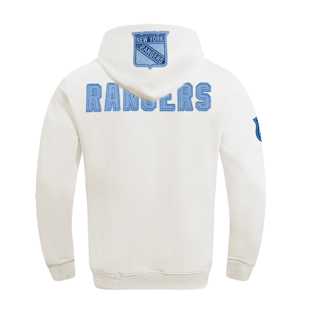 NHL NEW YORK RANGERS VARSITY BLUES MEN'S PULLOVER HOODIE (LINEN) - Image 3