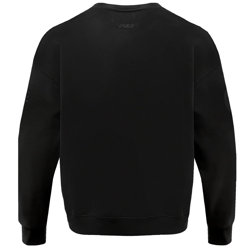 NHL NEW YORK RANGERS NEUTRAL DROP SHOULDER FLEECE CREWNECK (BLACK) - Image 6