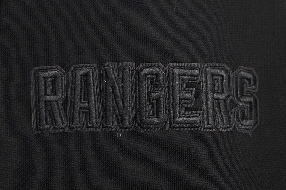 NHL NEW YORK RANGERS NEUTRAL DROP SHOULDER FLEECE CREWNECK (BLACK) - Image 7