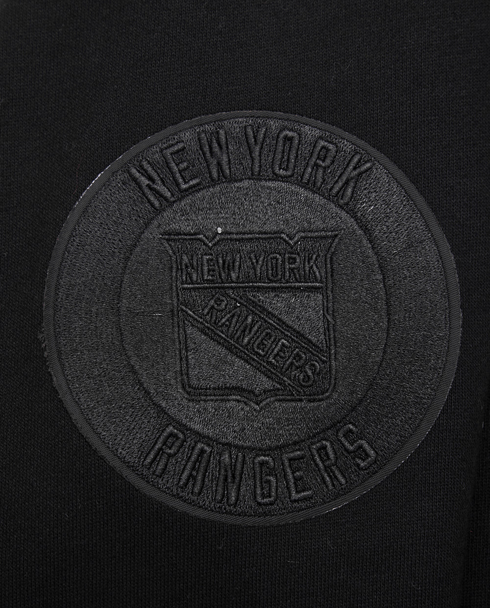 NHL NEW YORK RANGERS NEUTRAL DROP SHOULDER FLEECE CREWNECK (BLACK) - Image 8