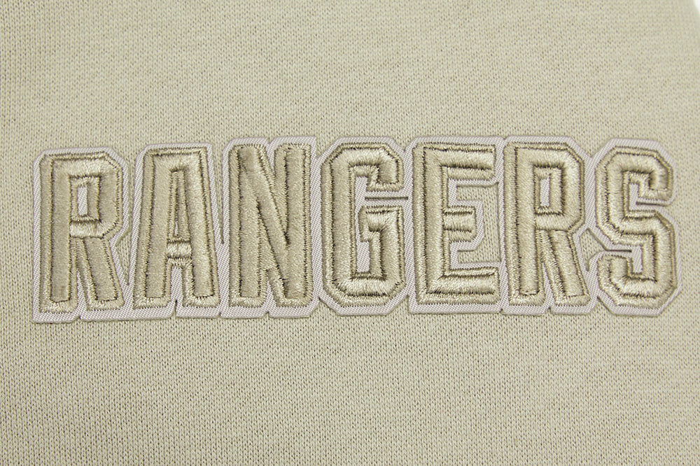 NHL NEW YORK RANGERS NEUTRAL DROP SHOULDER FLEECE PULLOVER HOODIE (TAUPE) - Image 8