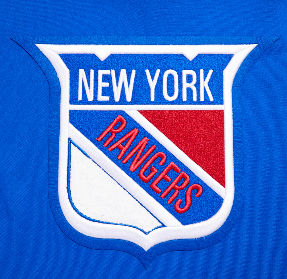 NHL NEW YORK RANGERS RETRO CLASSIC MEN'S PULLOVER HOODIE (ROYAL BLUE/RED) - Image 5