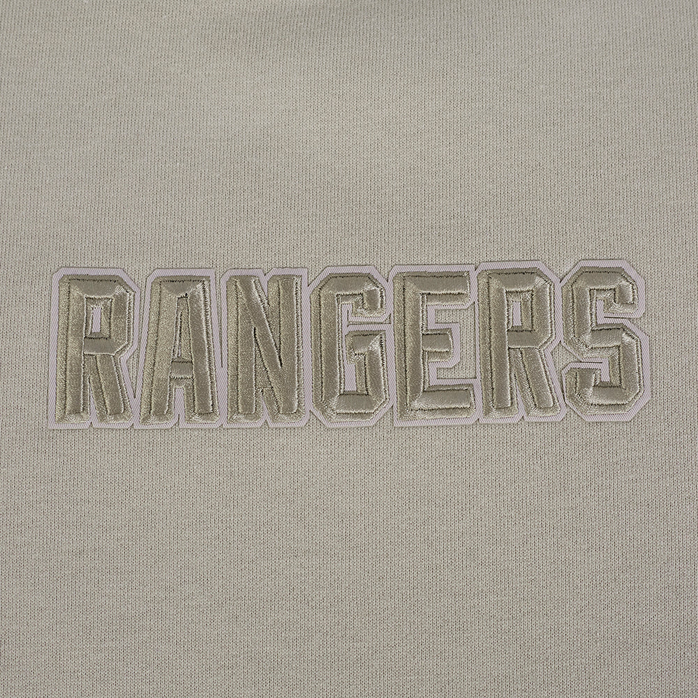 NHL NEW YORK RANGERS WINGSPAN MEN'S DROP SHOULDER FLEECE CREWNECK (TAUPE) - Image 8