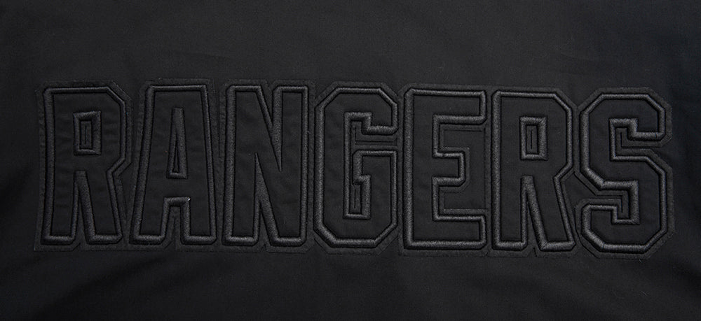 NHL NEW YORK RANGERS NEUTRAL TWILL JACKET (BLACK) - Image 5