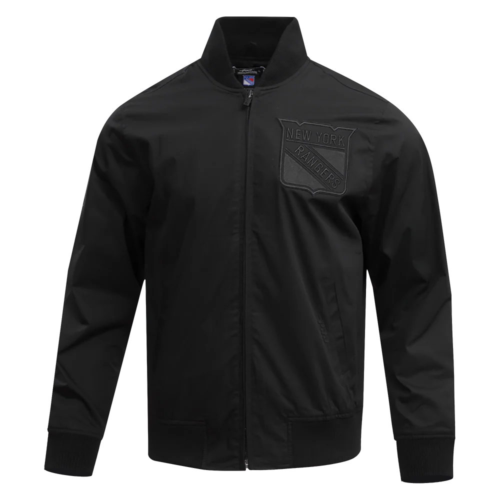 NHL NEW YORK RANGERS NEUTRAL TWILL JACKET (BLACK) - Image 8