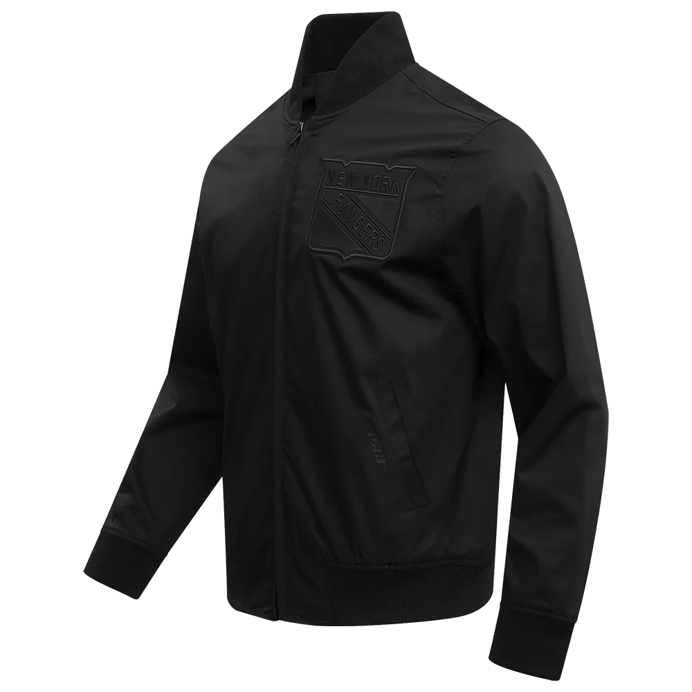 NHL NEW YORK RANGERS NEUTRAL TWILL JACKET (BLACK) - Image 9