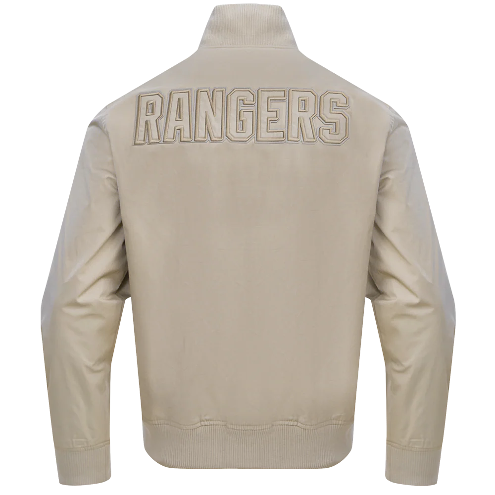 NHL NEW YORK RANGERS NEUTRAL TWILL JACKET (TAUPE) - Image 10