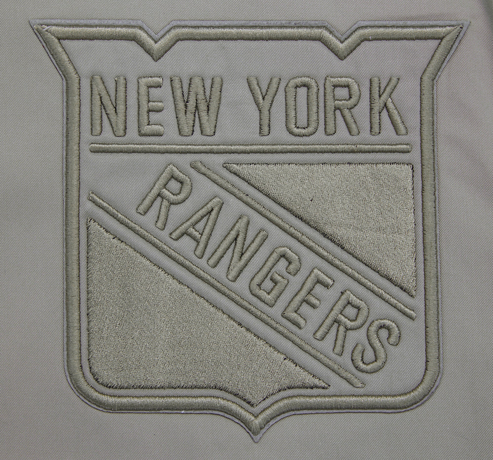 NHL NEW YORK RANGERS NEUTRAL TWILL JACKET (TAUPE) - Image 6