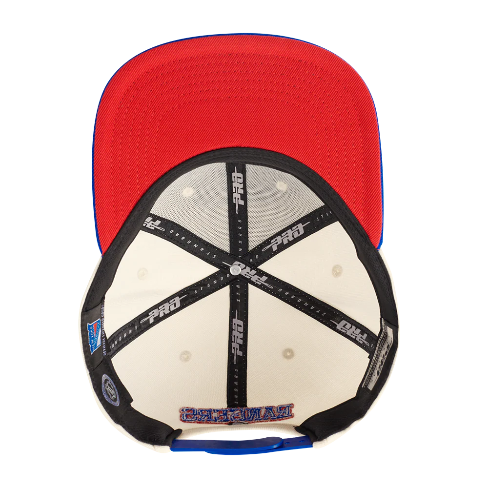 NHL NEW YORK RANGERS RETRO CLASSIC UNISEX PRIMARY LOGO WOOL SNAPBACK (EGGSHELL) - Image 6