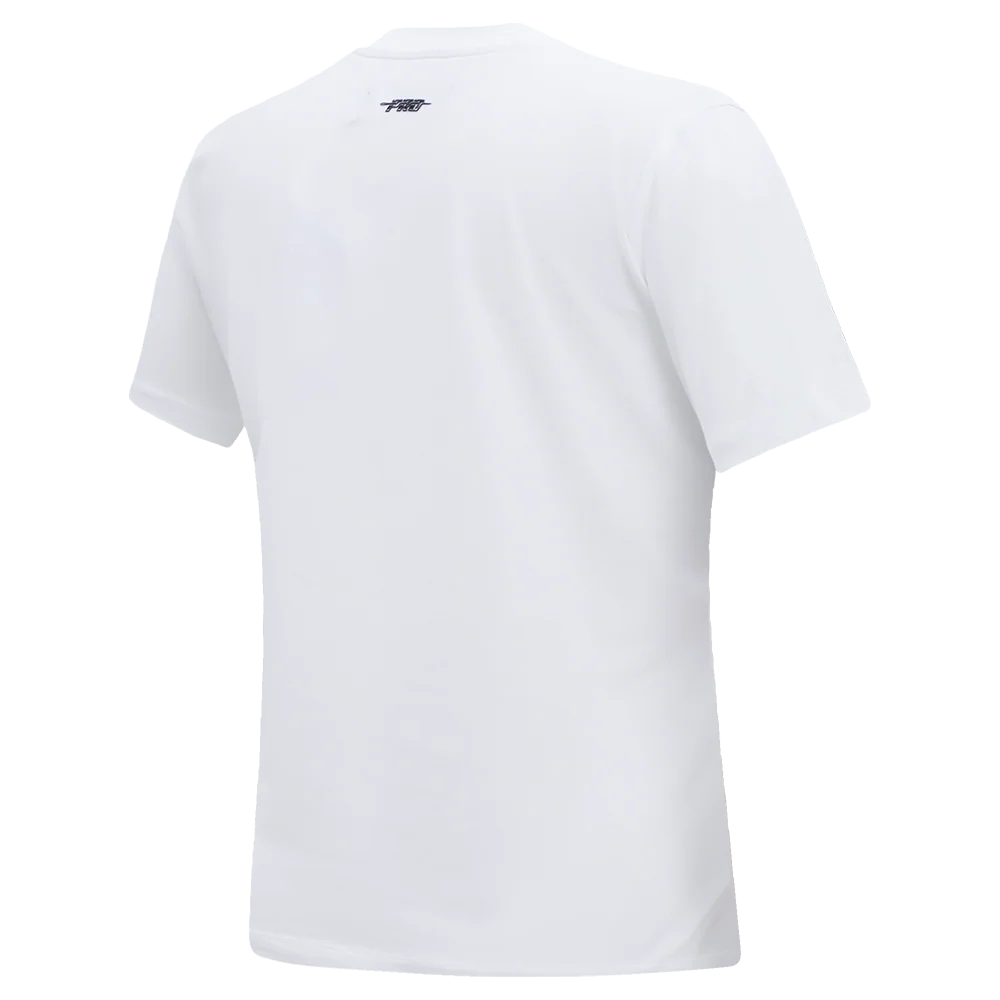 NHL NEW YORK RANGERS CLASSIC SHORT SLEEVE WOMEN'S SINGLE JERSEY SLIM FIT TEE (WHITE) - Image 4