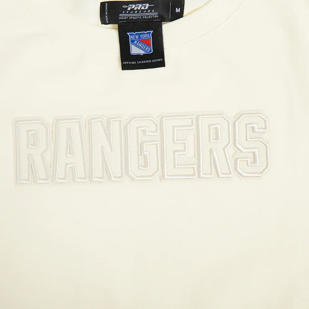 NHL NEW YORK RANGERS NEUTRAL WOMEN'S BOXY TEE (EGGSHELL) - Image 9