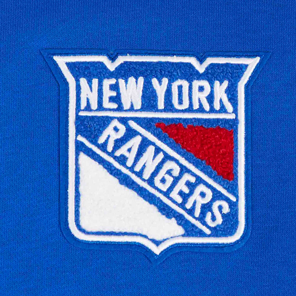 NHL NEW YORK RANGERS CLASSIC WOMEN'S FLEECE HOODIE DRESS (ROYAL BLUE) - Image 6