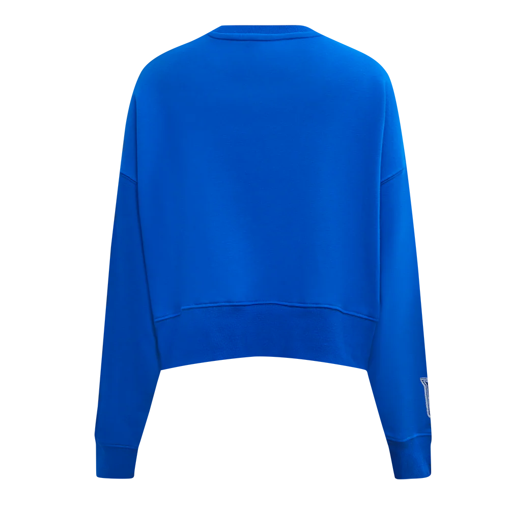 NHL NEW YORK RANGERS VARSITY BLUES WOMEN'S CREWNECK (ROYAL BLUE) - Image 3