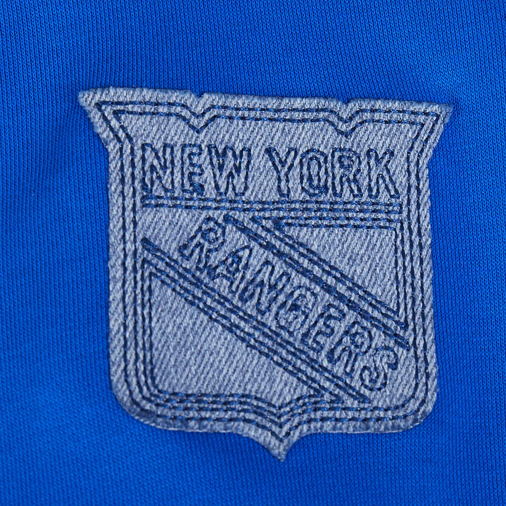 NHL NEW YORK RANGERS VARSITY BLUES WOMEN'S CREWNECK (ROYAL BLUE) - Image 6