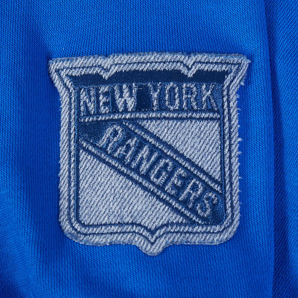 NHL NEW YORK RANGERS VARSITY BLUES WOMEN'S CREWNECK (ROYAL BLUE) - Image 7