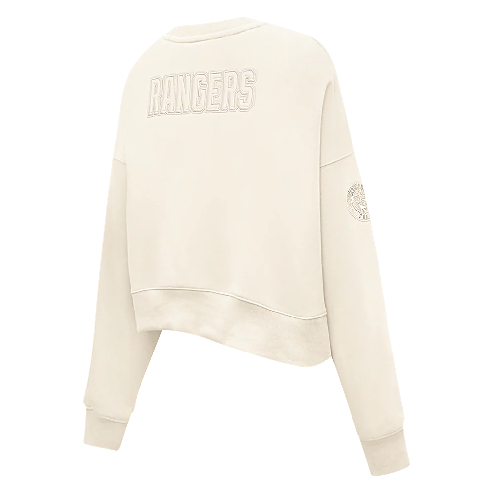 NHL NEW YORK RANGERS NEUTRAL WOMEN'S CREWNECK (EGGSHELL) - Image 6