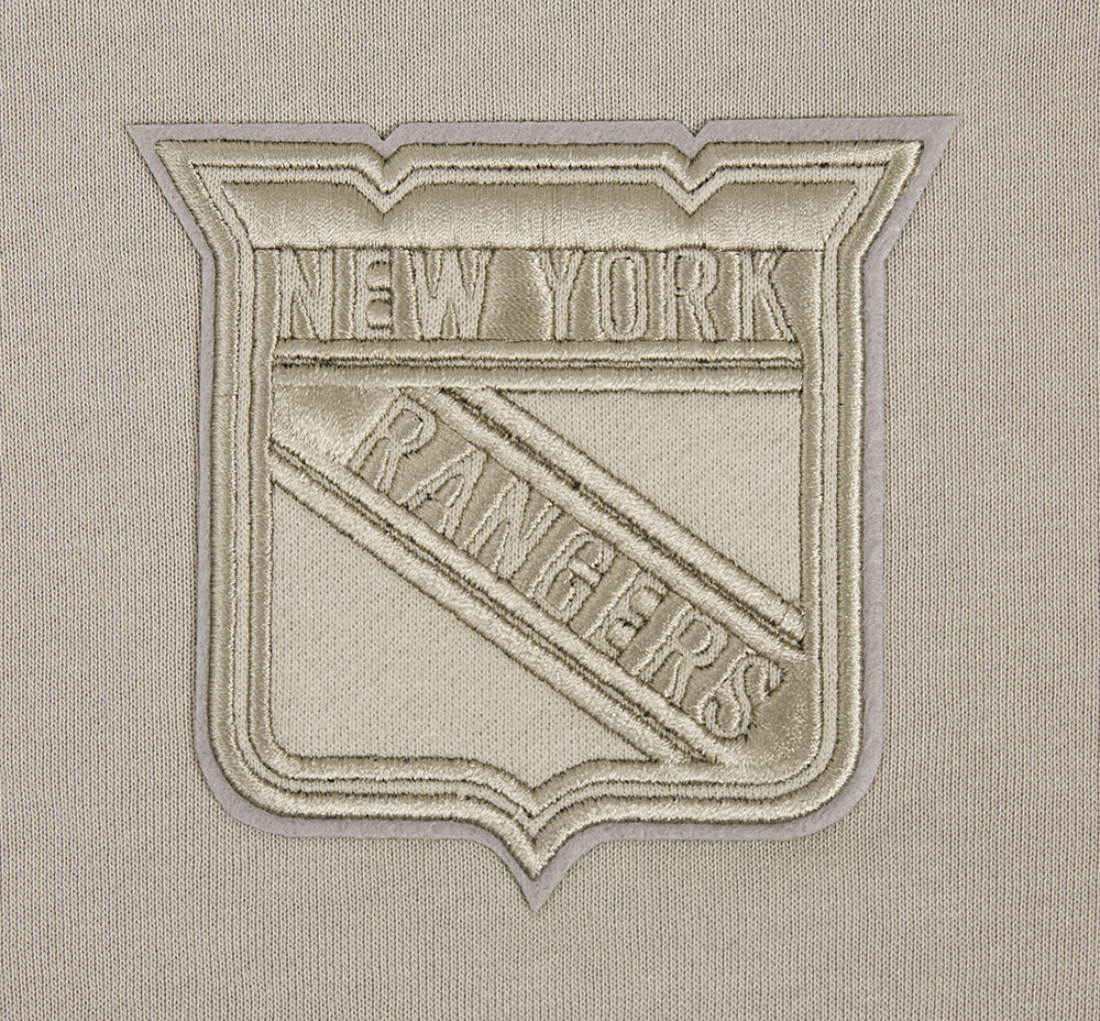 NHL NEW YORK RANGERS NEUTRAL WOMEN'S CREWNECK (TAUPE) - Image 7