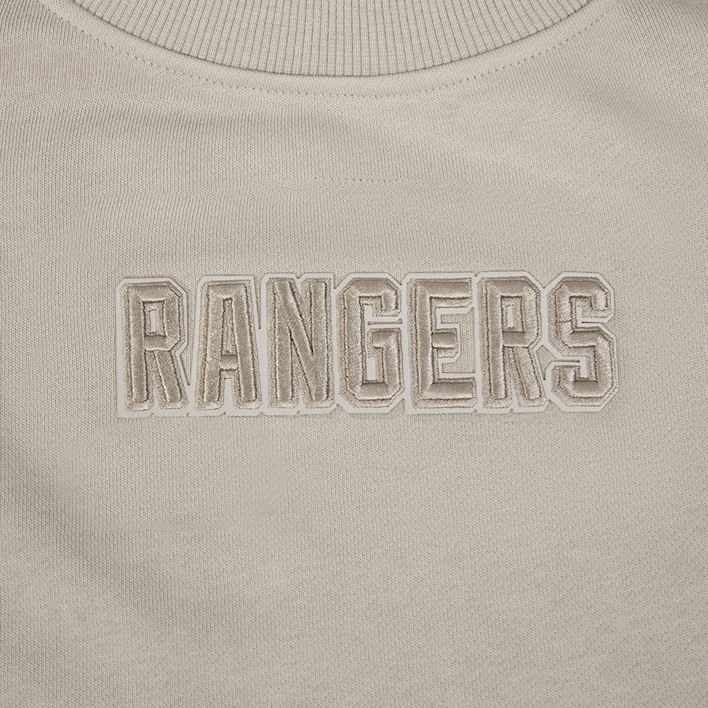 NEW YORK RANGERS WINGSPAN WOMEN'S FLC CREWNECK (TAUPE) - Image 8