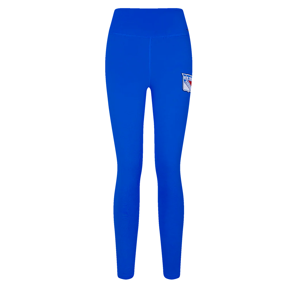 NHL NEW YORK RANGERS CLASSIC WOMEN'S HIGH WAIST JERSEY LEGGING (ROYAL BLUE) - Image 2