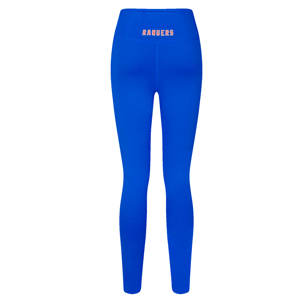 NHL NEW YORK RANGERS CLASSIC WOMEN'S HIGH WAIST JERSEY LEGGING (ROYAL BLUE) - Image 4