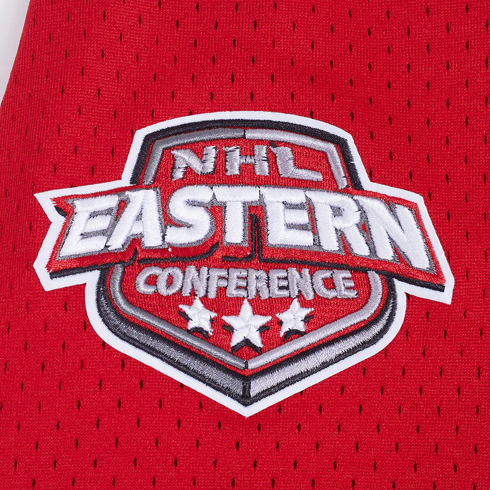 NHL OTTAWA SENATORS CLASSIC MESH MEN'S BUTTON DOWN SHIRT (RED/BLACK) - Image 7
