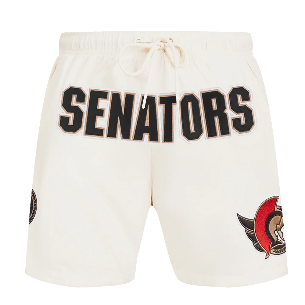 NHL OTTAWA SENATORS CLASSIC WOVEN MEN'S SHORT (EGGSHELL) - Image 2