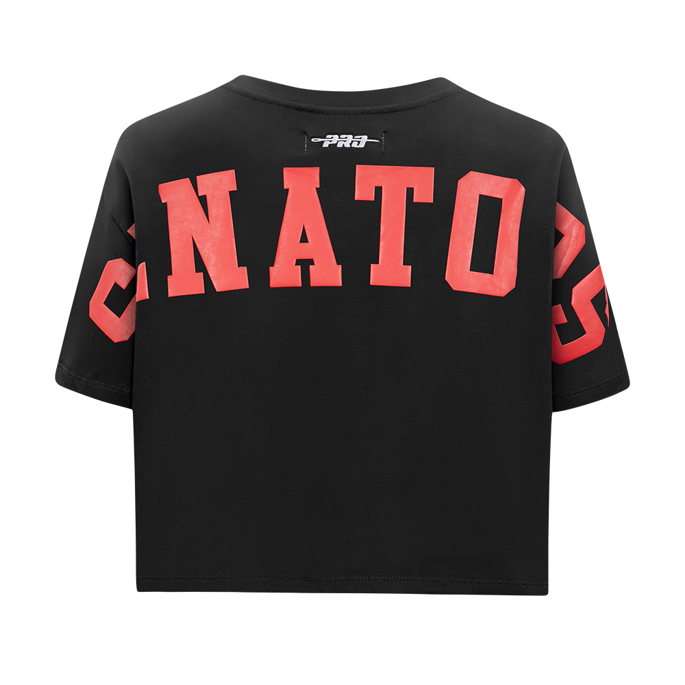 NHL OTTAWA SENATORS WINGSPAN WOMEN'S SJ BOXY TEE (BLACK) - Image 5