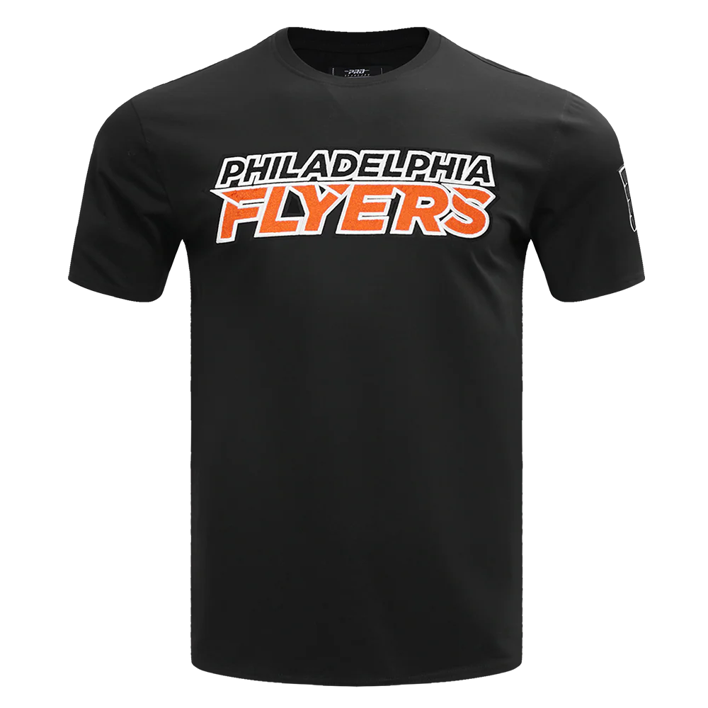 NHL PHILADELPHIA FLYERS CLASSIC CHENILLE MEN'S TEE (BLACK) - Image 3