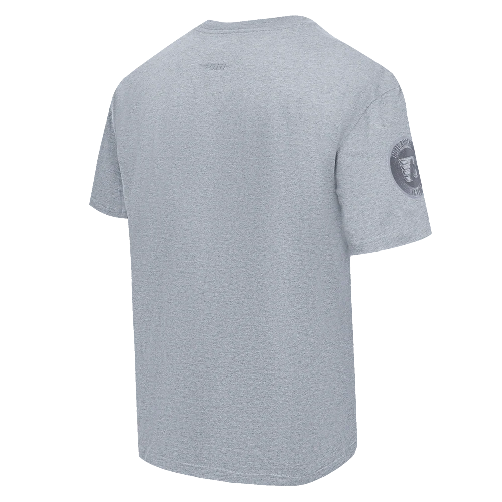 NHL PHILADELPHIA FLYERS NEUTRAL MEN'S DROP SHOULDER TEE (DARK HEATHER GRAY) - Image 4