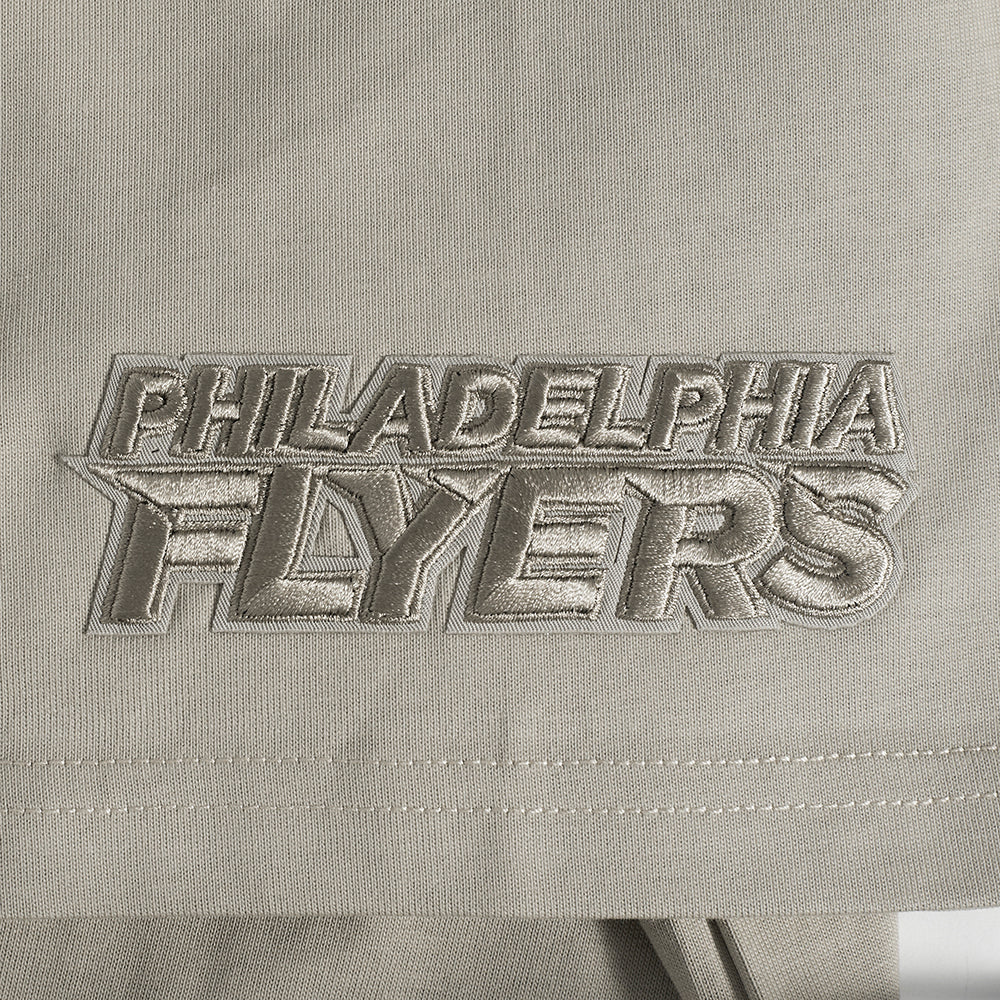 NHL PHILADELPHIA FLYERS NEUTRAL MEN'S DROP SHOULDER TEE (TAUPE) - Image 6