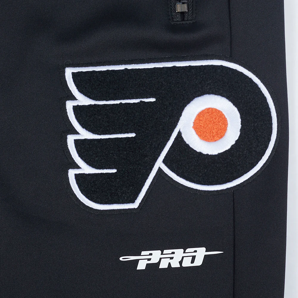 NHL PHILADELPHIA FLYERS CLASSIC CHENILLE MEN'S TRACK PANT (BLACK) - Image 5