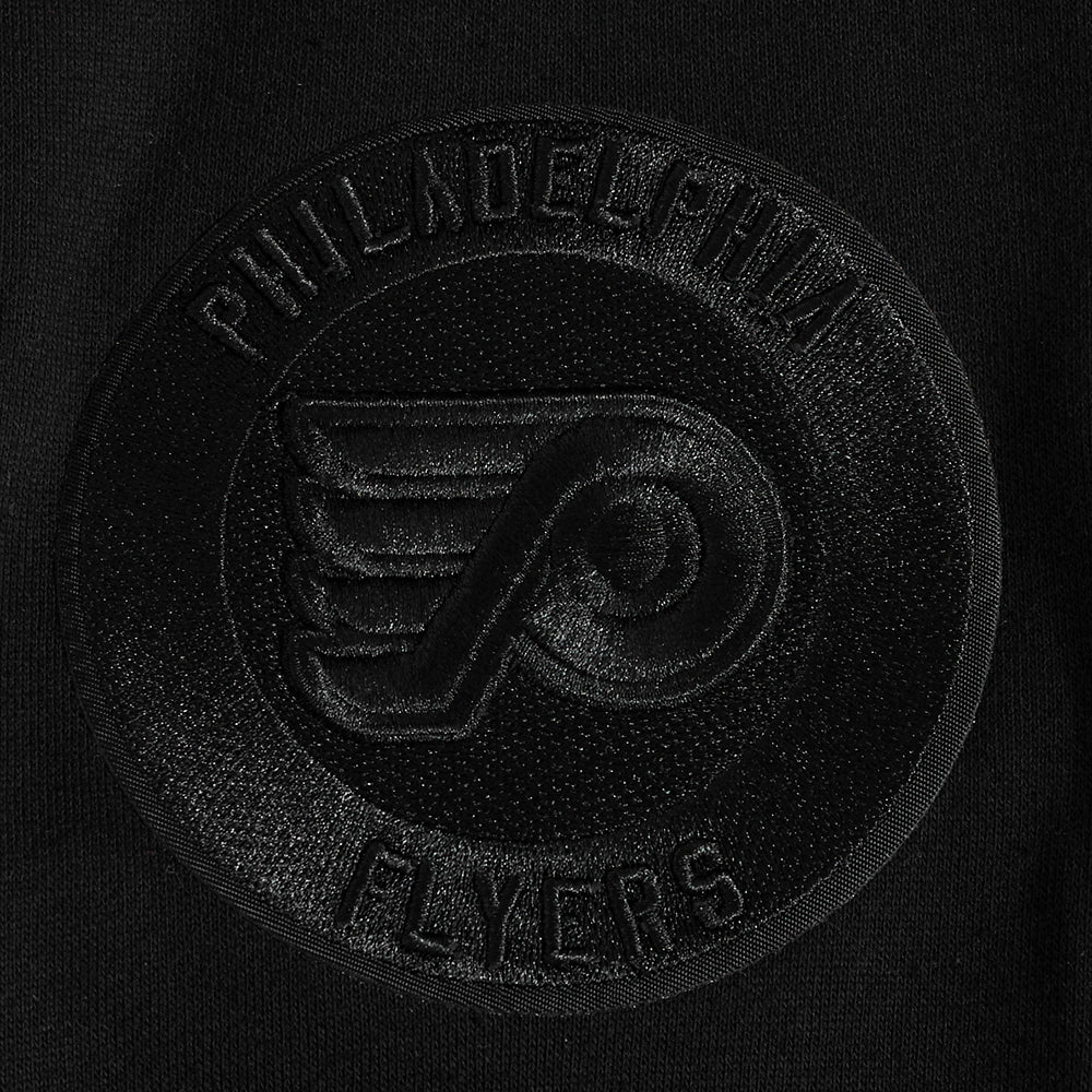NHL PHILADELPHIA FLYERS NEUTRAL MEN'S DROP SHOULDER PULLOVER HOODIE (BLACK) - Image 6