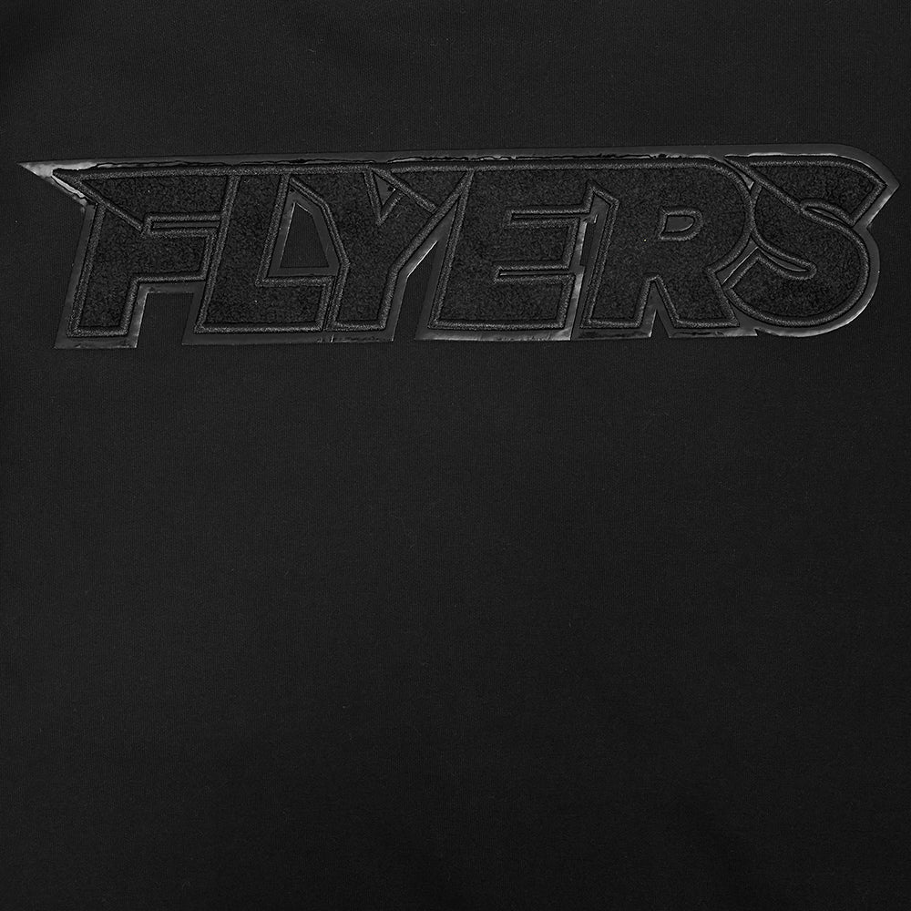 NHL PHILADELPHIA FLYERS TRIPLE BLACK MEN'S DK PO HOODIE (TRIPLE BLACK) - Image 9