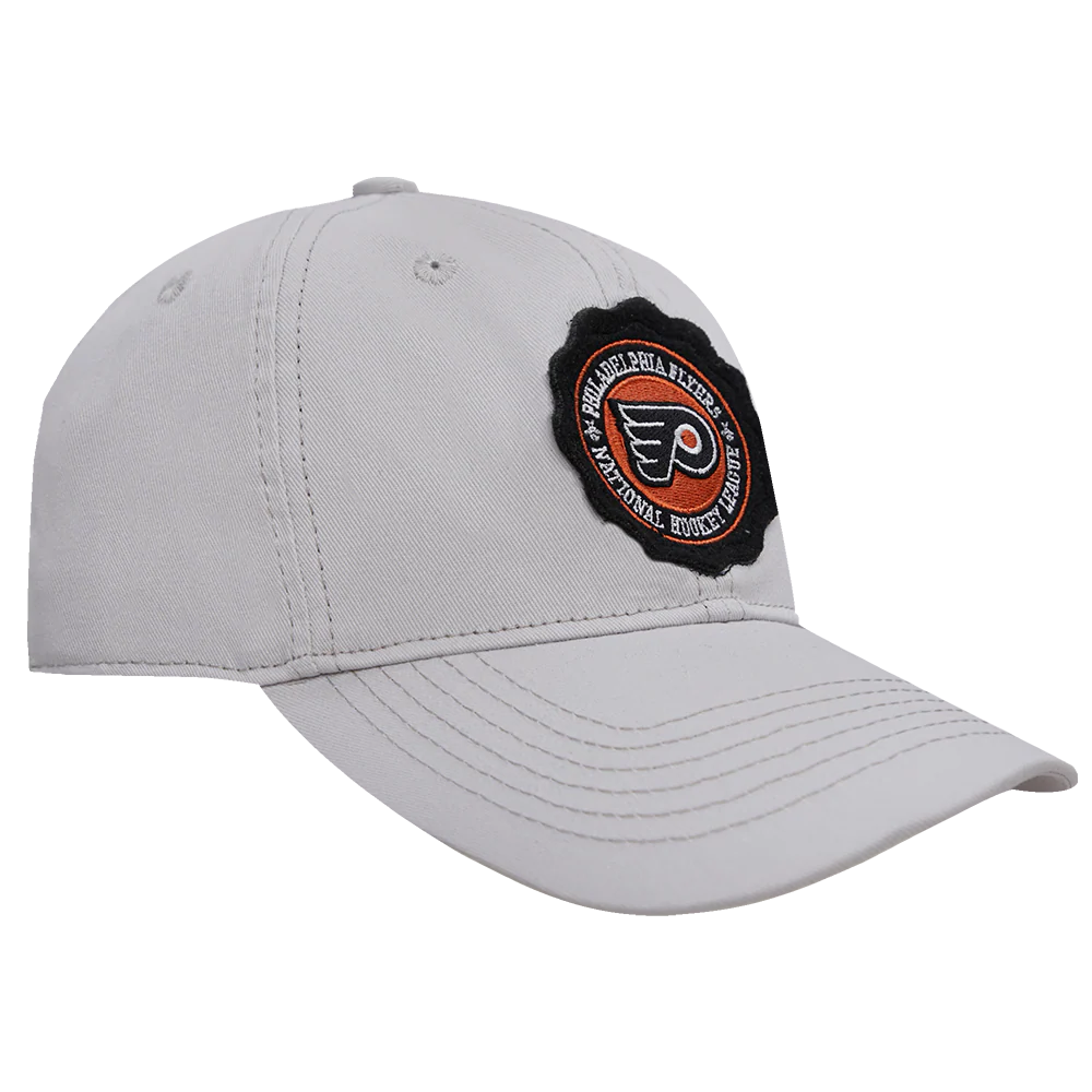 NHL PHILADELPHIA FLYERS CREST EMBLEM DAD HAT (GRAY) - Image 2