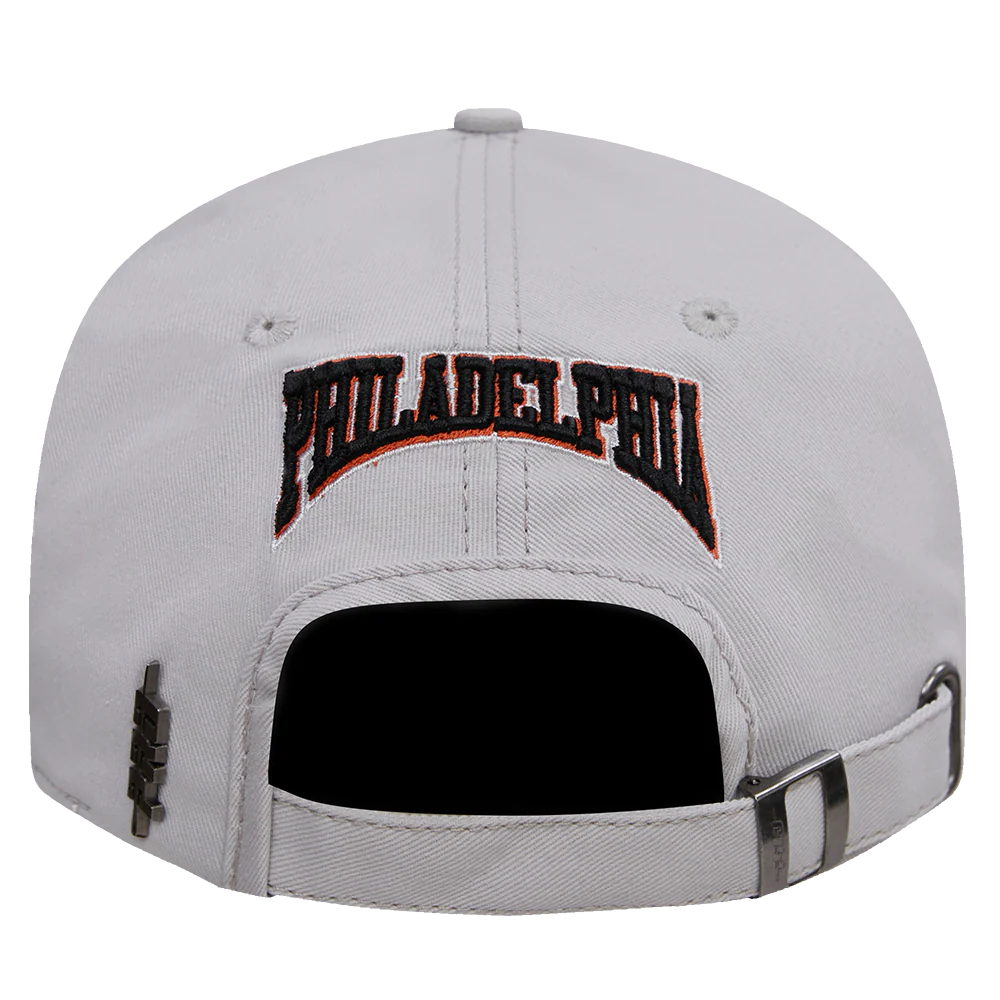 NHL PHILADELPHIA FLYERS CREST EMBLEM DAD HAT (GRAY) - Image 5