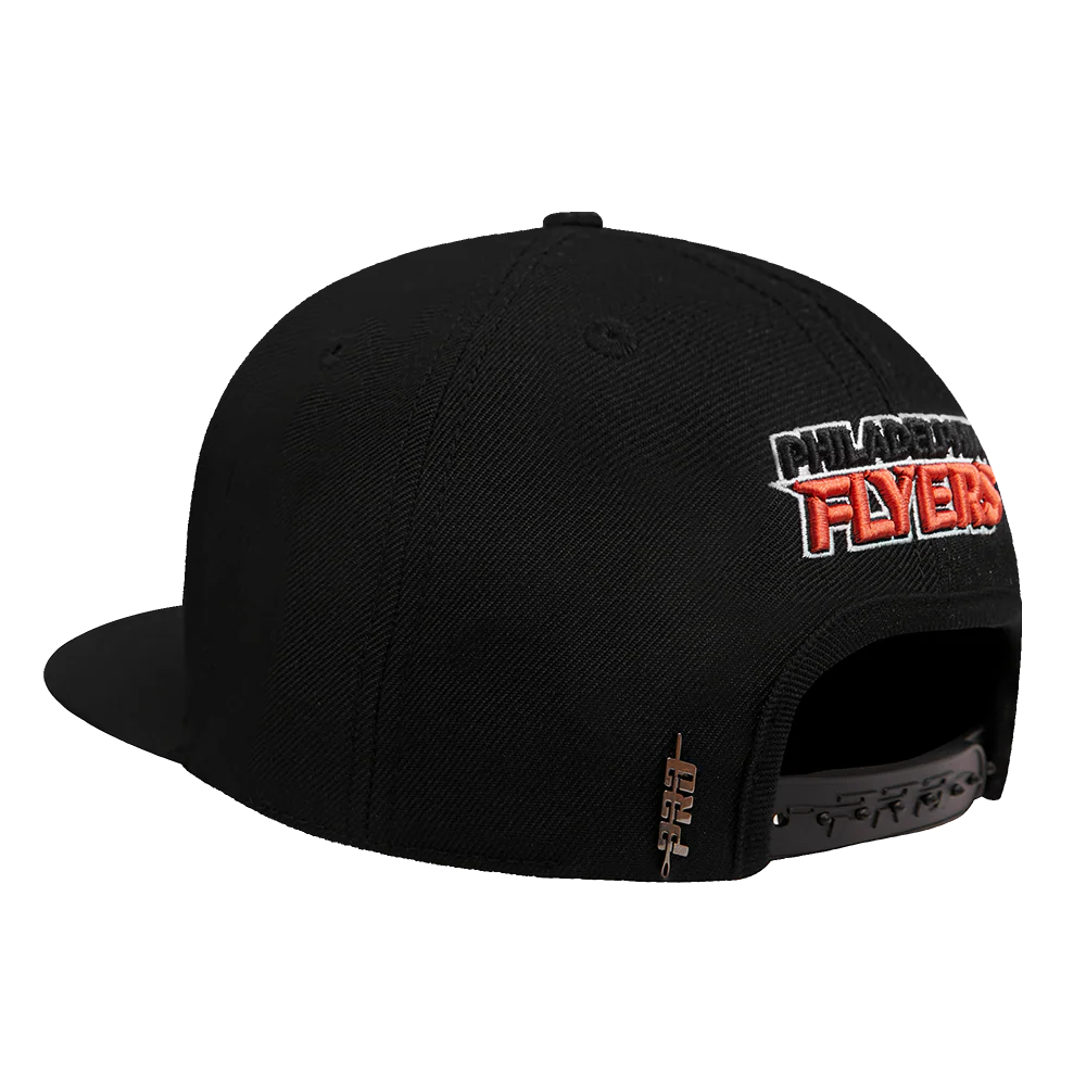 NHL PHILADELPHIA FLYERS HYBRID WOOL SNAPBACK HAT (BLACK) - Image 4