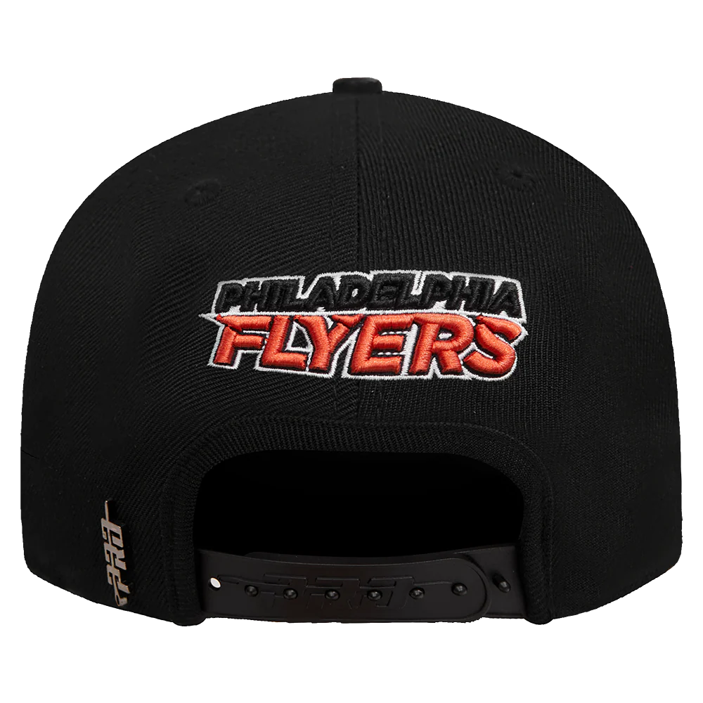 NHL PHILADELPHIA FLYERS HYBRID WOOL SNAPBACK HAT (BLACK) - Image 5