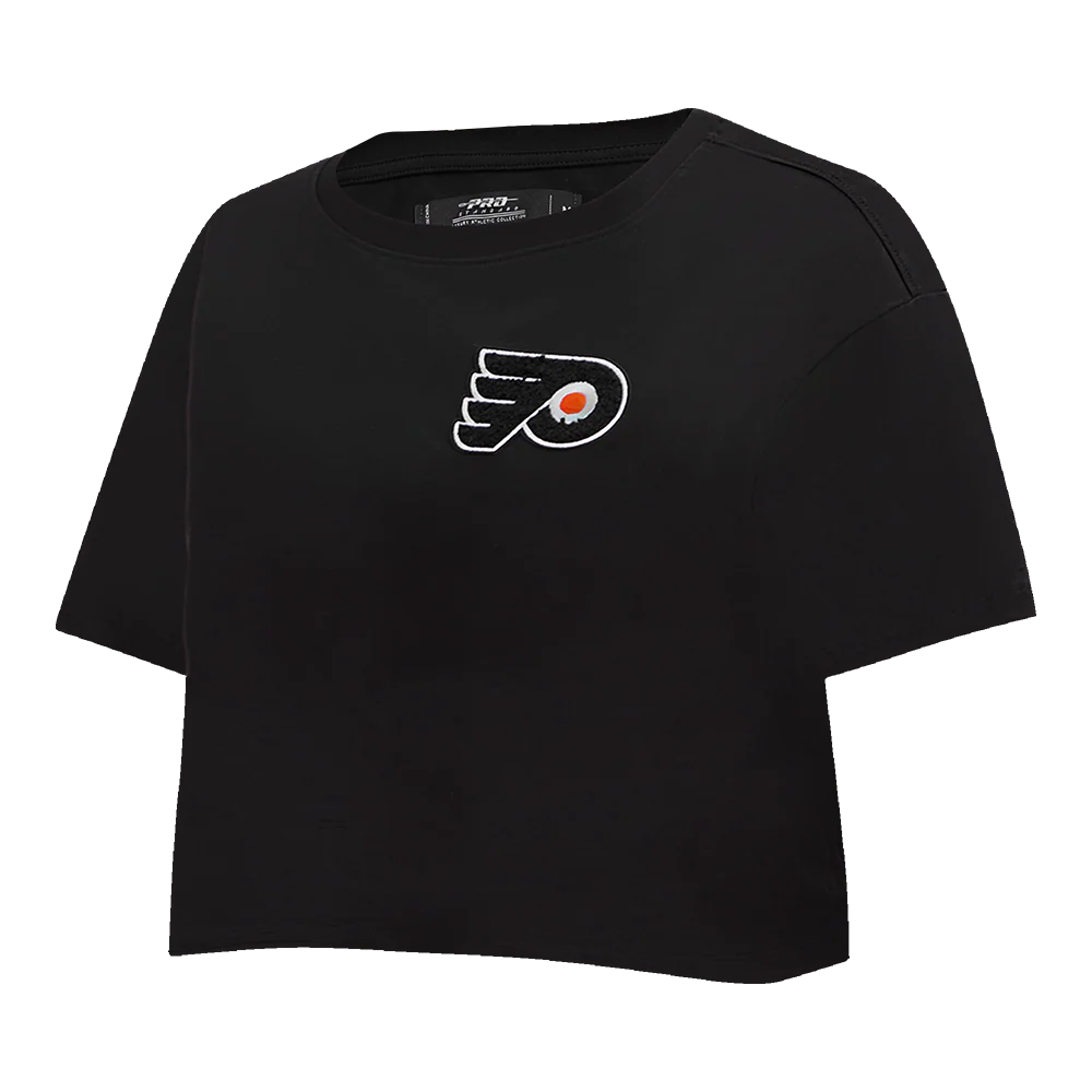 NHL PHILADELPHIA FLYERS CLASSIC WOMEN'S SJ BOXY TEE (BLACK) - Image 4