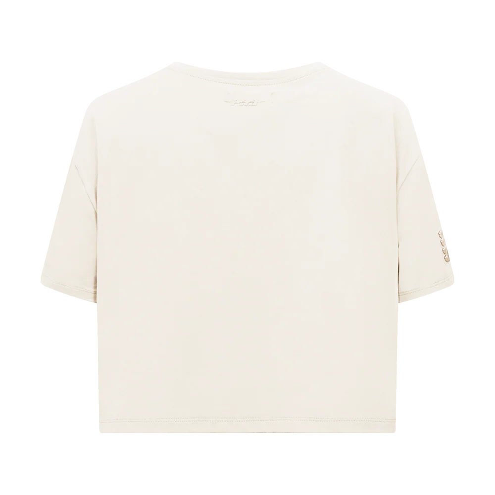 NHL PHILADELPHIA FLYERS NEUTRAL WOMEN'S BOXY TEE (EGGSHELL) - Image 3