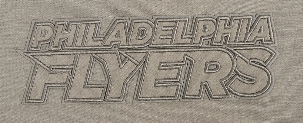 NHL PHILADELPHIA FLYERS NEUTRAL WOMEN'S CREWNECK (TAUPE) - Image 7