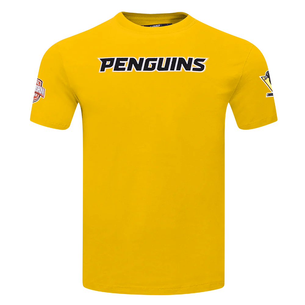 NHL PITTSBURGH PENGUINS CLASSIC CHENILLE SINGLE JERSEY TEE (YELLOW) - Image 3