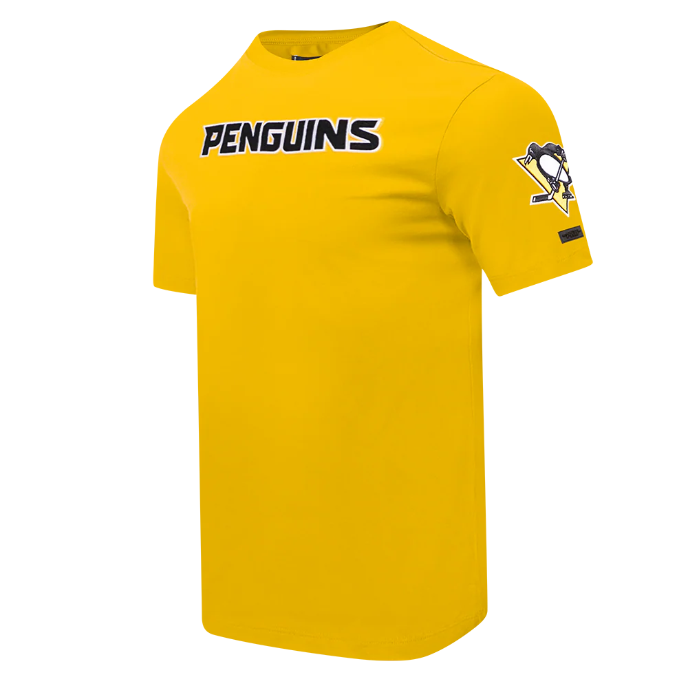NHL PITTSBURGH PENGUINS CLASSIC CHENILLE SINGLE JERSEY TEE (YELLOW) - Image 4