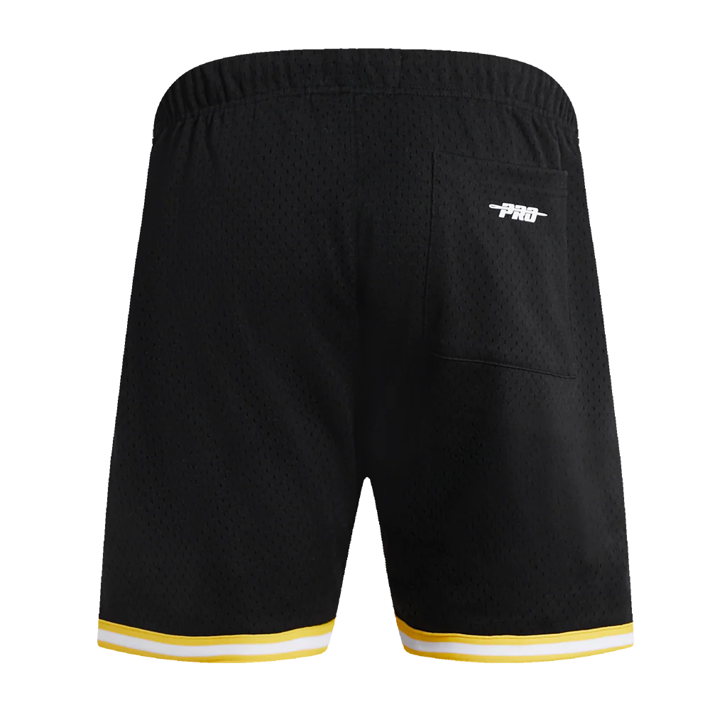 NHL PITTSBURGH PENGUINS CLASSIC MESH MEN'S SHORT (BLACK/YELLOW) - Image 4
