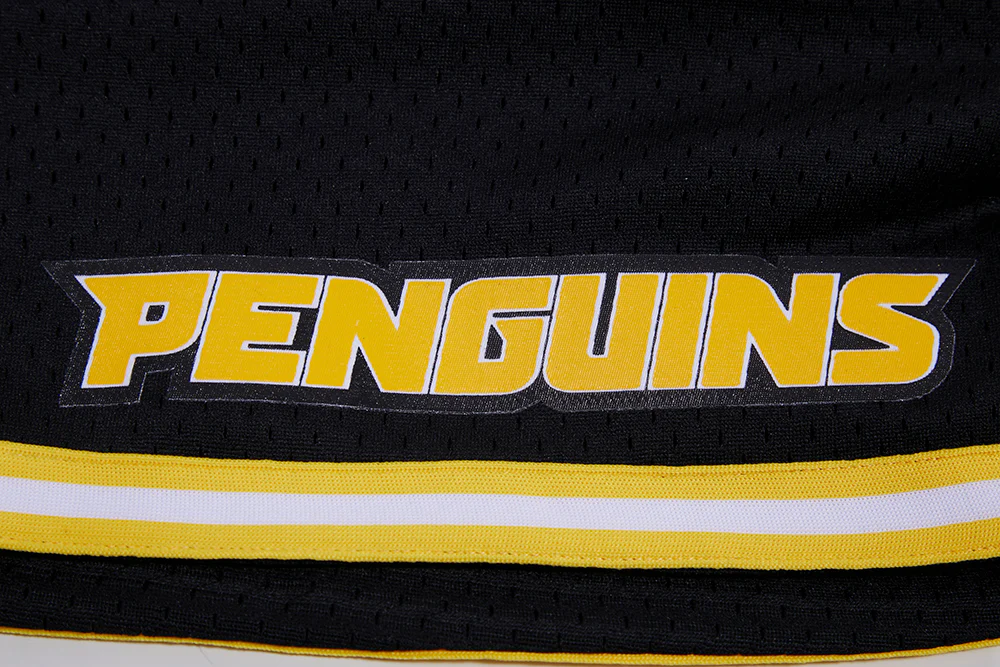 NHL PITTSBURGH PENGUINS CLASSIC MESH MEN'S SHORT (BLACK/YELLOW) - Image 7
