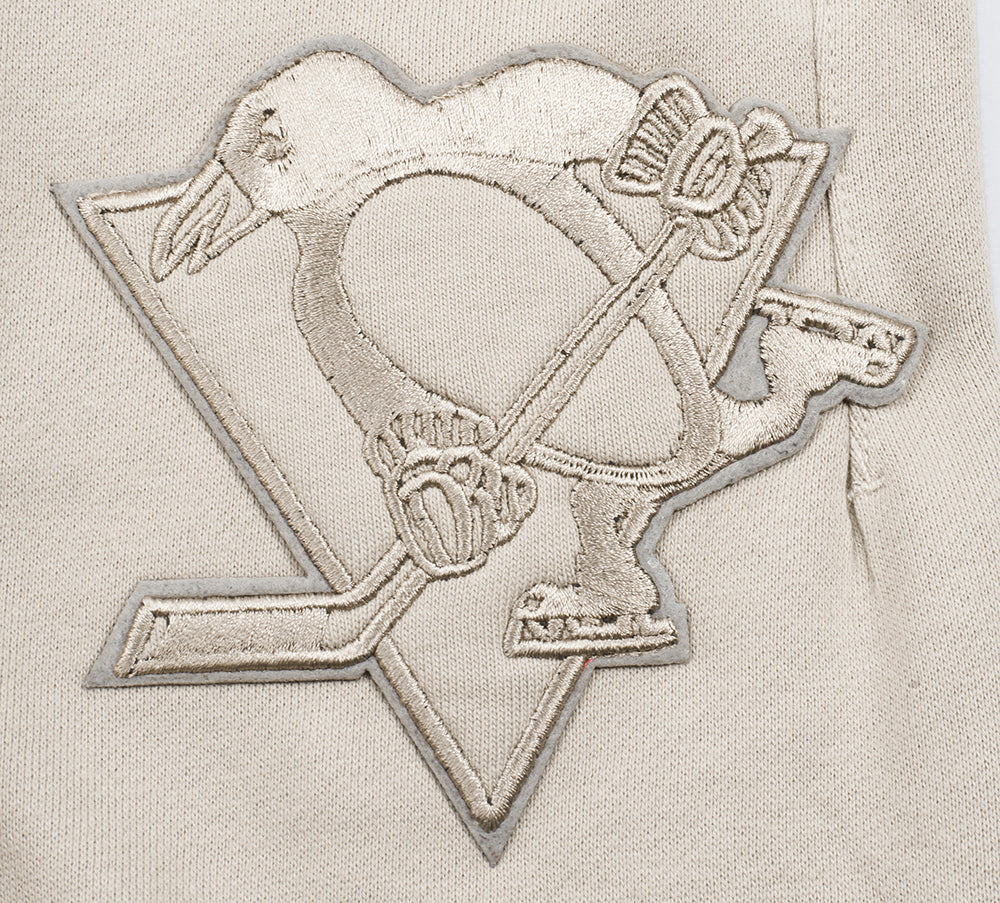 NHL PITTSBURGH PENGUINS NEUTRAL FLEECE SWEATPANT (TAUPE) - Image 5