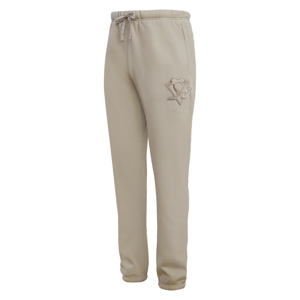 NHL PITTSBURGH PENGUINS NEUTRAL FLEECE SWEATPANT (TAUPE) - Image 8