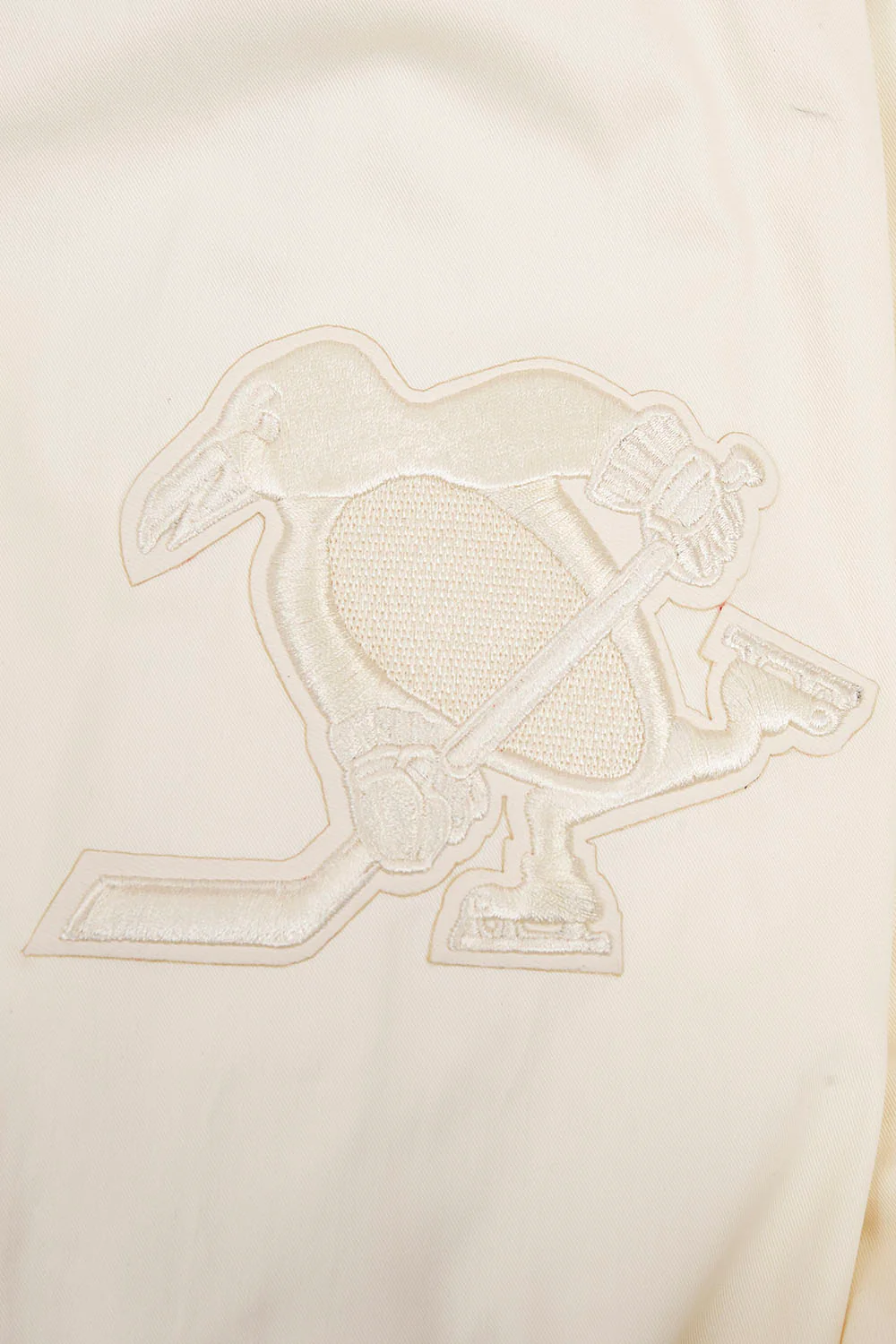 NHL PITTSBURGH PENGUINS NEUTRAL TWILL JACKET (EGGSHELL) - Image 6