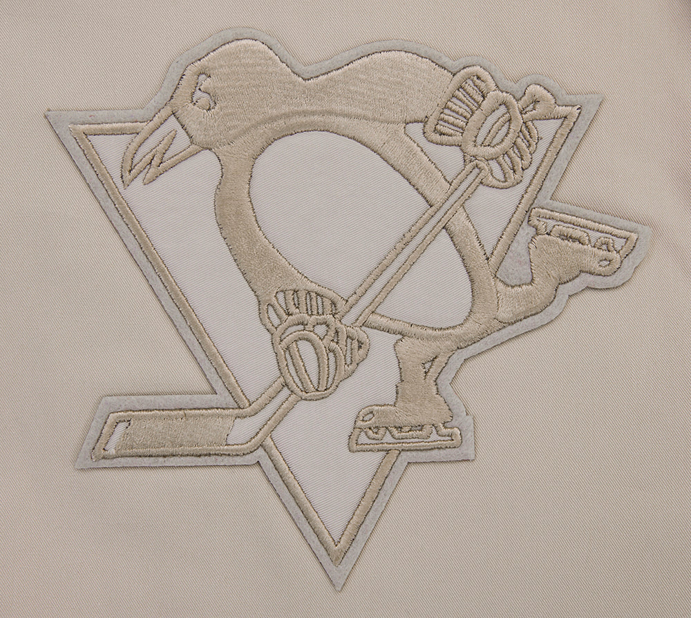 NHL PITTSBURGH PENGUINS NEUTRAL TWILL JACKET (TAUPE) - Image 7